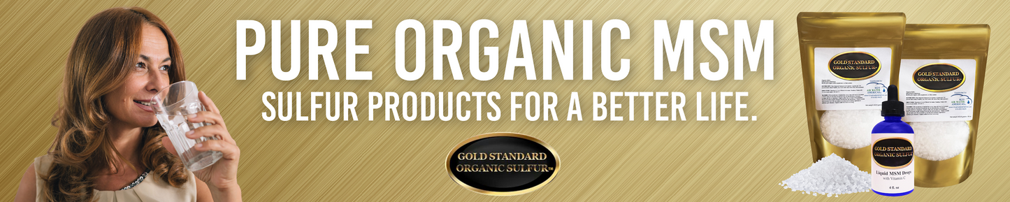 Gold Standard Organic Sulfur Crystals 1lb - 99.9% Pure MSM Crystals - High-Purity MSM Supplement Powder - Large Granular Flakes - 3rd Party Tested for Purity